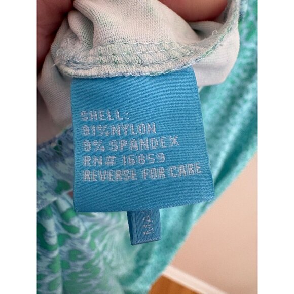 J.McLaughlin Catalina Cloth Carla Maxi Dress Blue Green Leopard Print Size XL - Picture 8 of 12